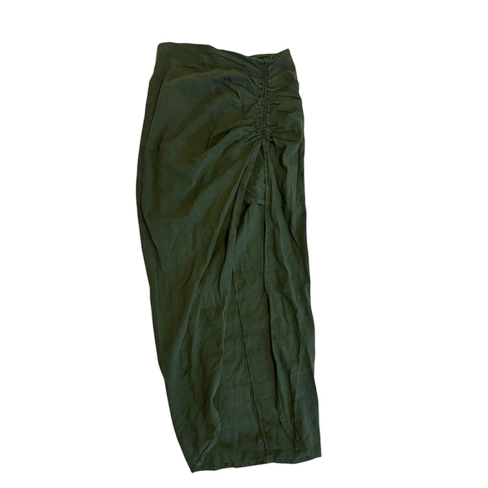 Zara Asymmetrical Olive Skirt